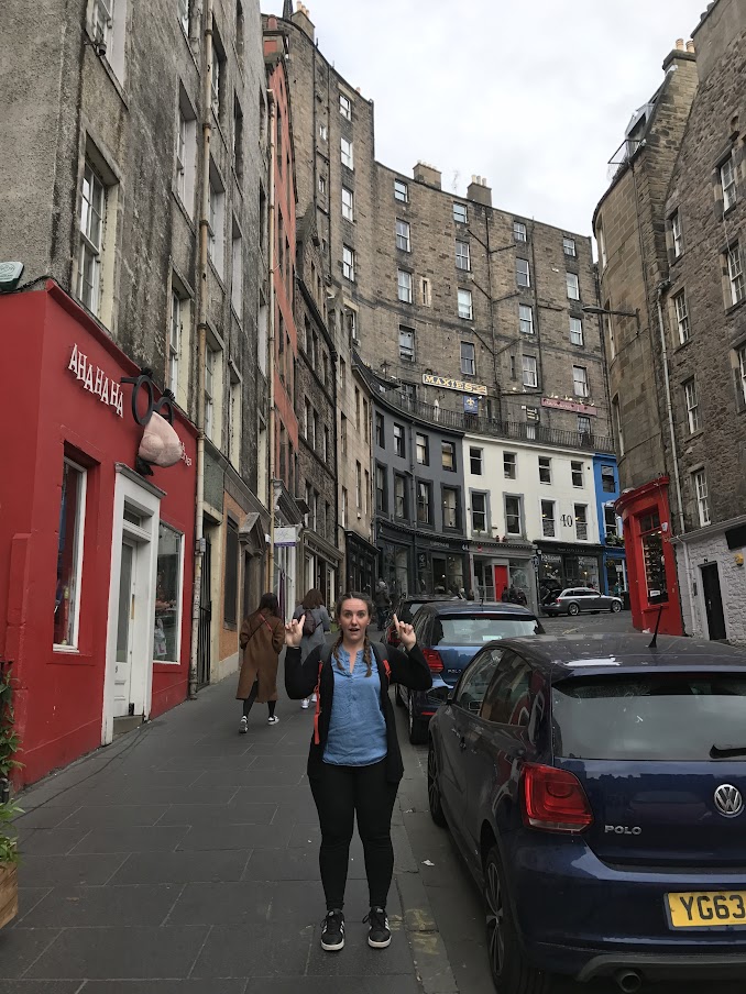 Many think this road inspired Diagon Alley. It's worth it to visit Scotland to see these Harry Potter details.