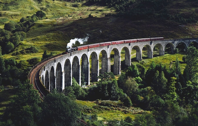 Scotland is worth visiting to see the stunning Glenfinnan Viaduct.